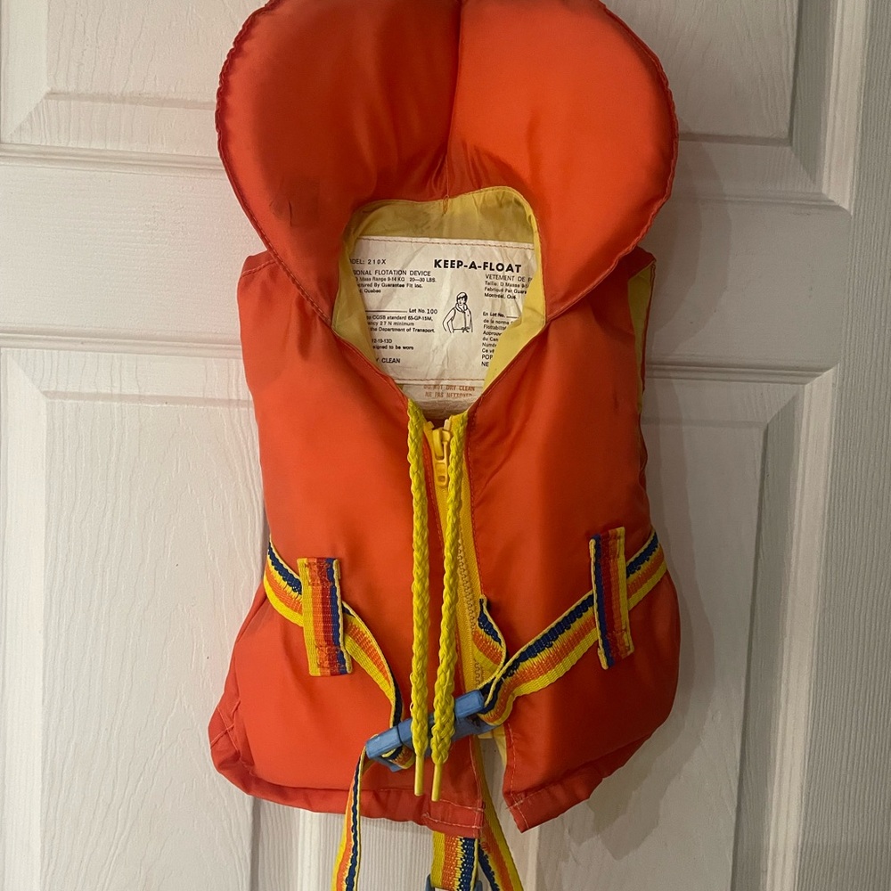 Kids Orange Life Jacket
